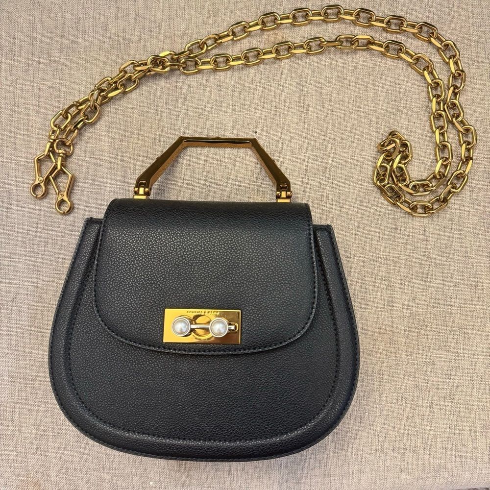 Charles & Keith Metal top Sling bag